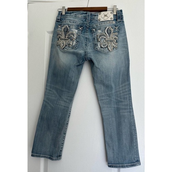 MISS ME Standard Crop Jeans 28 - Picture 5 of 14